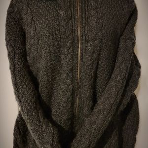 100% Wool Sweater Jacket